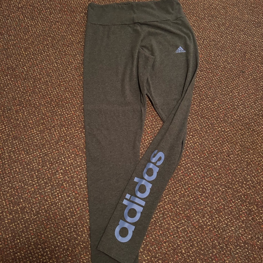 Adidas Kids Dark Gray Leggings
